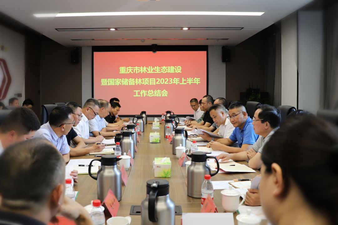 重庆林投召开2023年年中工作会暨第四次国储林项目建设工作调度会